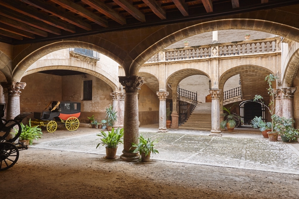 Patio tradicional en Mallorca